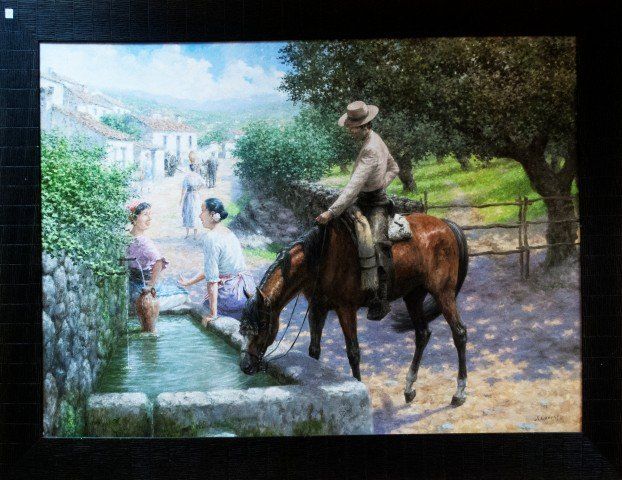 ABREVANDO EL CABALLO