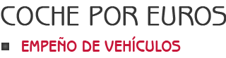 Coche por euros