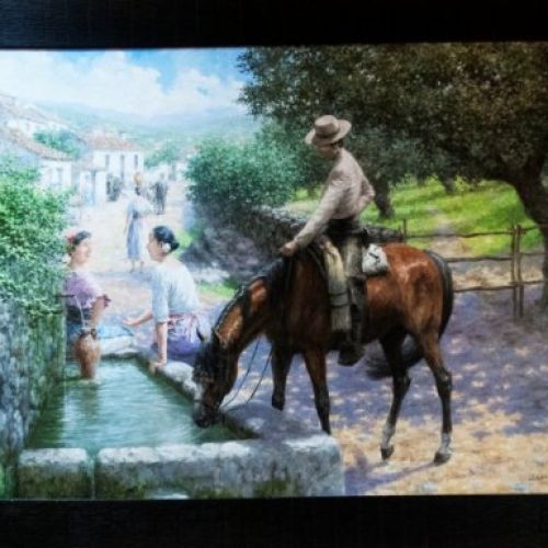 ABREVANDO EL CABALLO